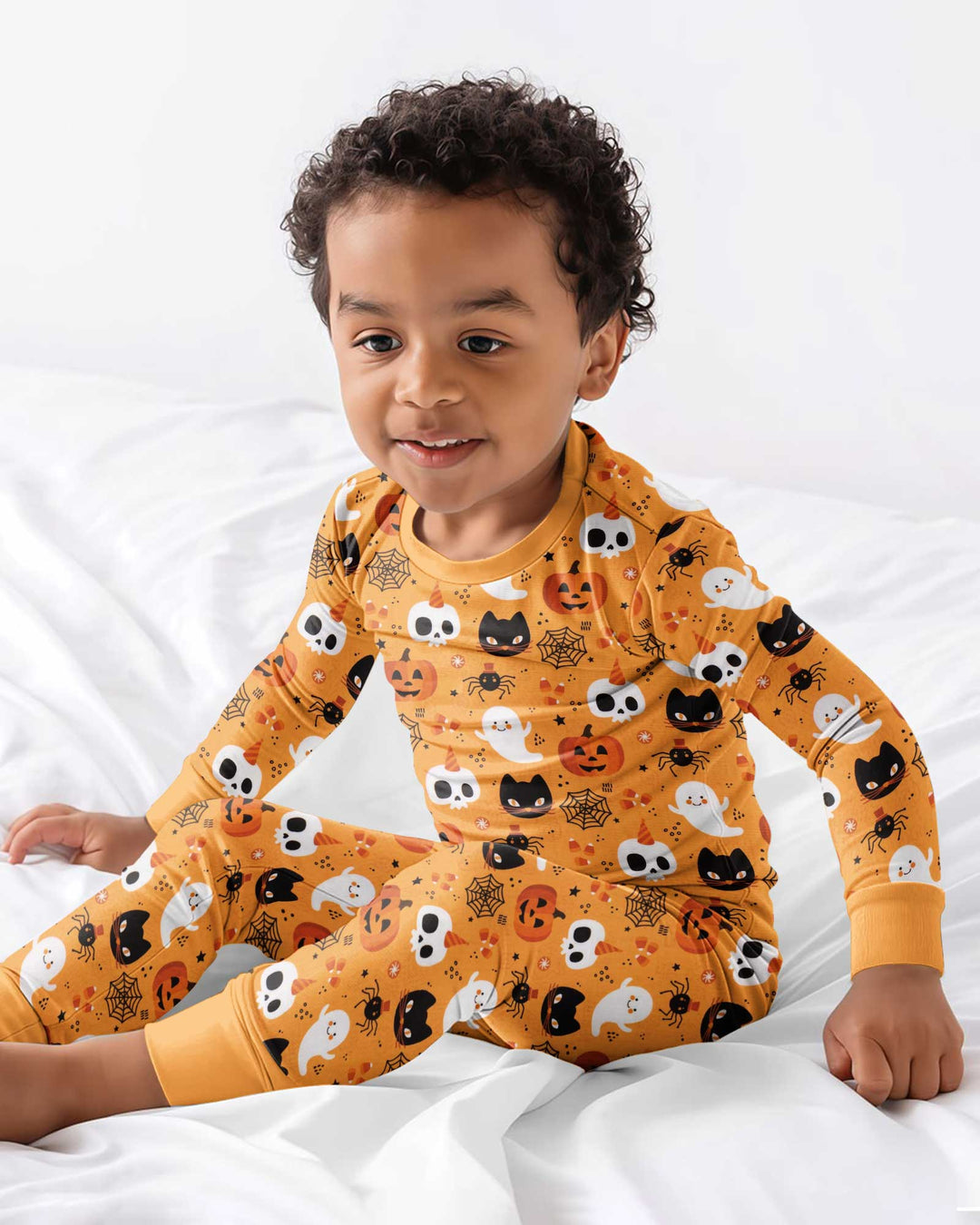 Halloween Party Bamboo Two Piece Long Sleeve Pajama Set