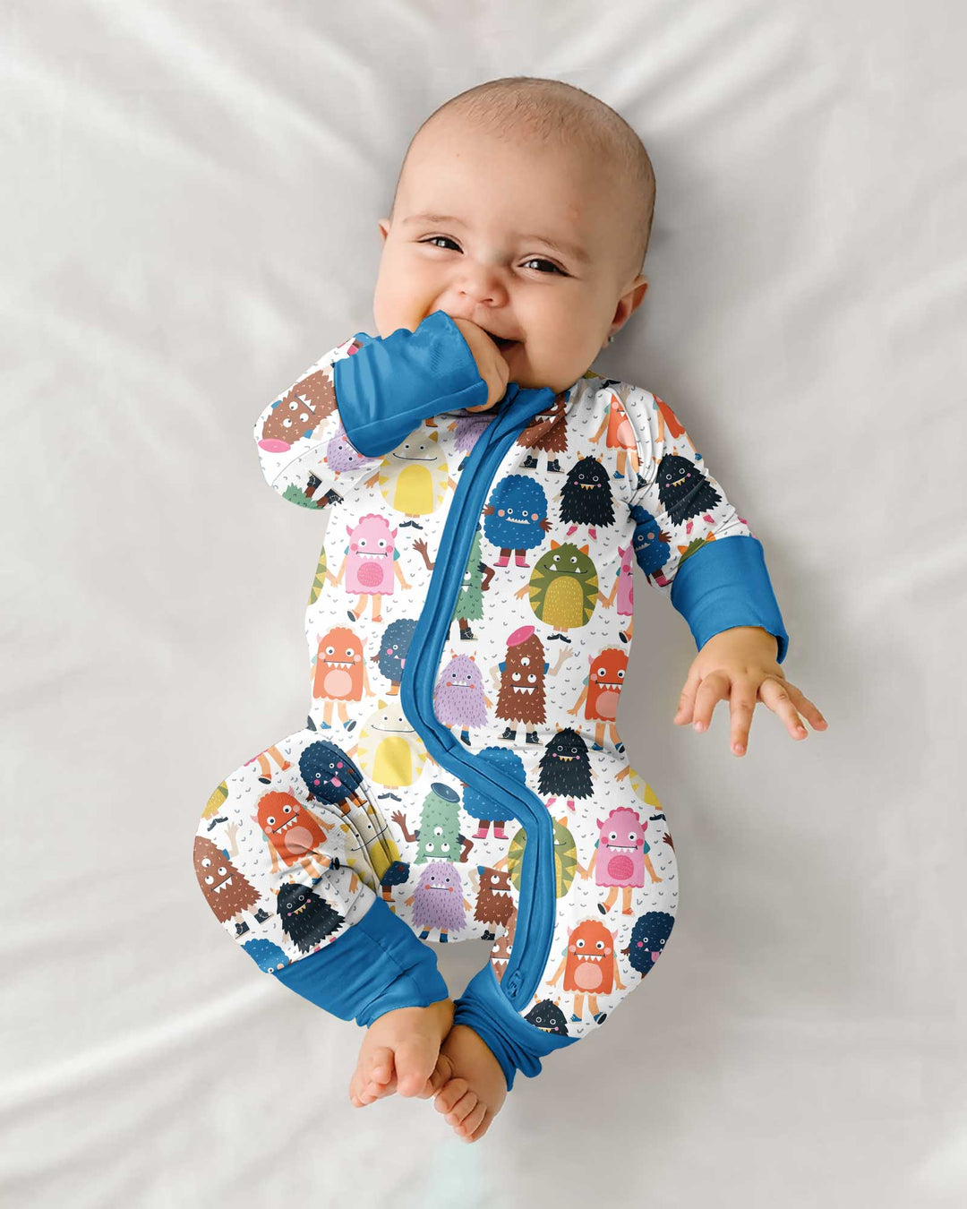 (Not So) Scary Monsters Bamboo Convertible Zippy
