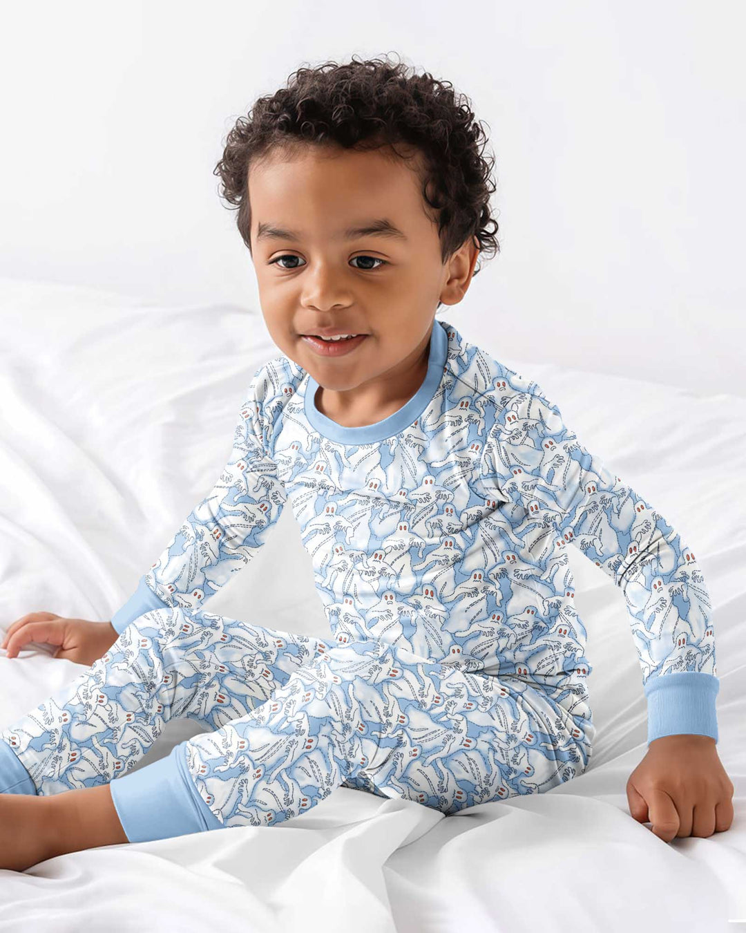 Ghostly Threads Bamboo Two Piece Long Sleeve Pajama Set