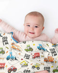 God Says I Am Boy Bamboo Blanket