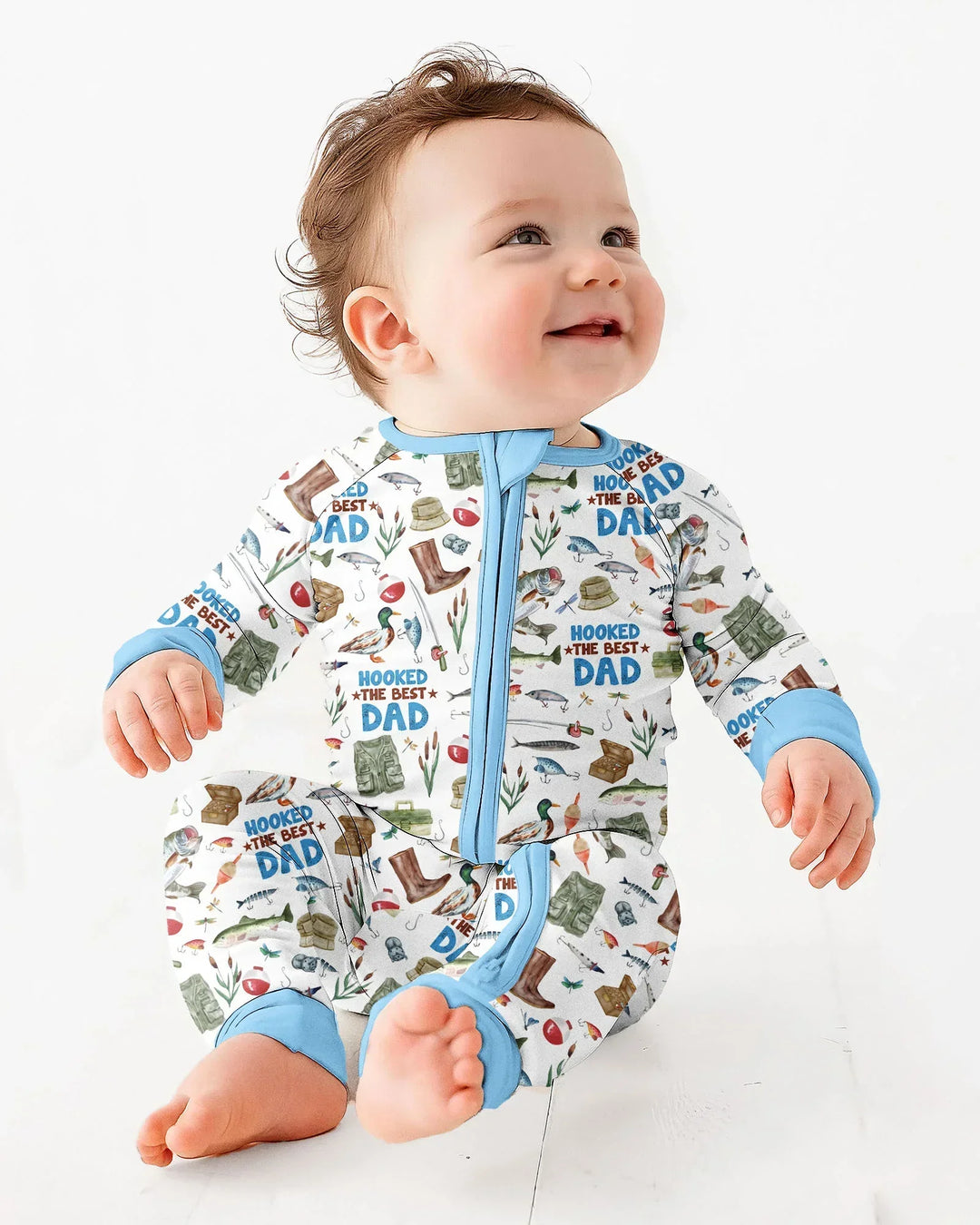 Gerippte Babykleidung mit individuellem Foto - Weich &amp; Skizzenhaft