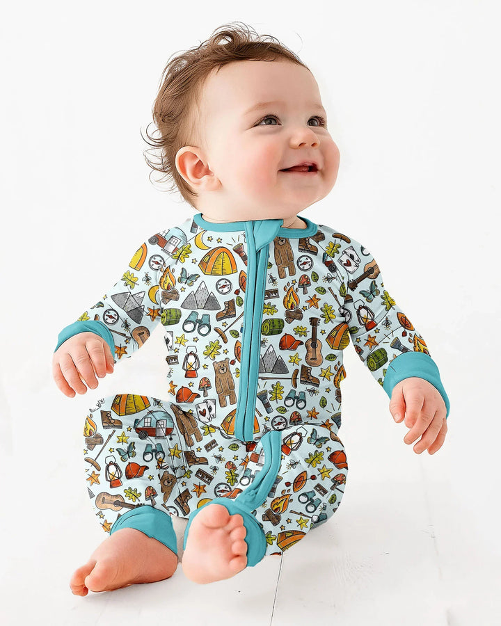 Gerippte Babykleidung mit individuellem Foto - Weich &amp; Skizzenhaft