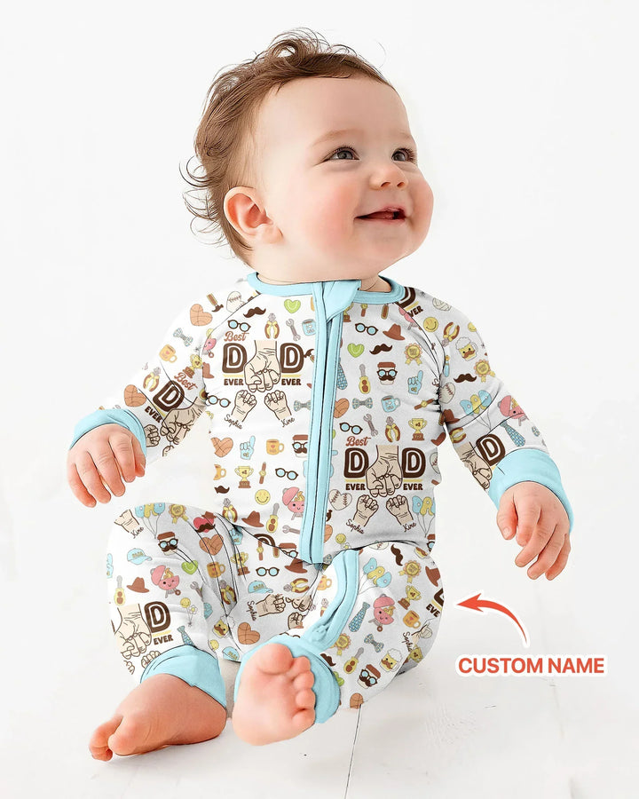 Gerippte Babykleidung mit individuellem Foto - Weich &amp; Skizzenhaft