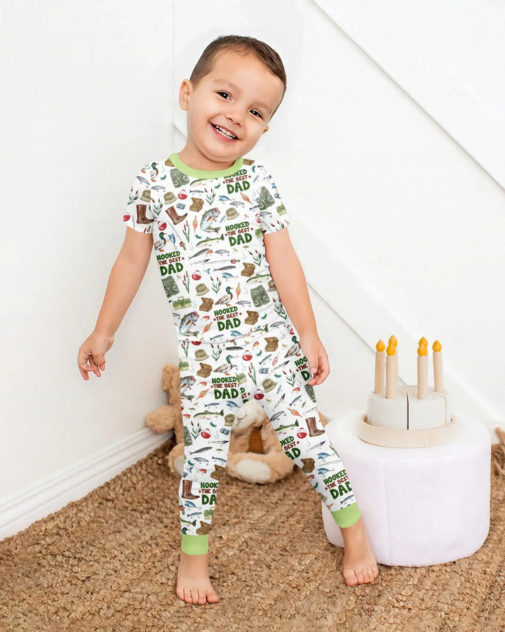 Zweiteiliges, kurzärmliges Pyjama-Set mit Marienkäfern