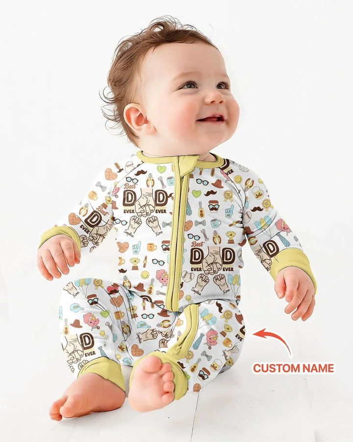 Gerippte Babykleidung mit individuellem Foto - Weich &amp; Skizzenhaft