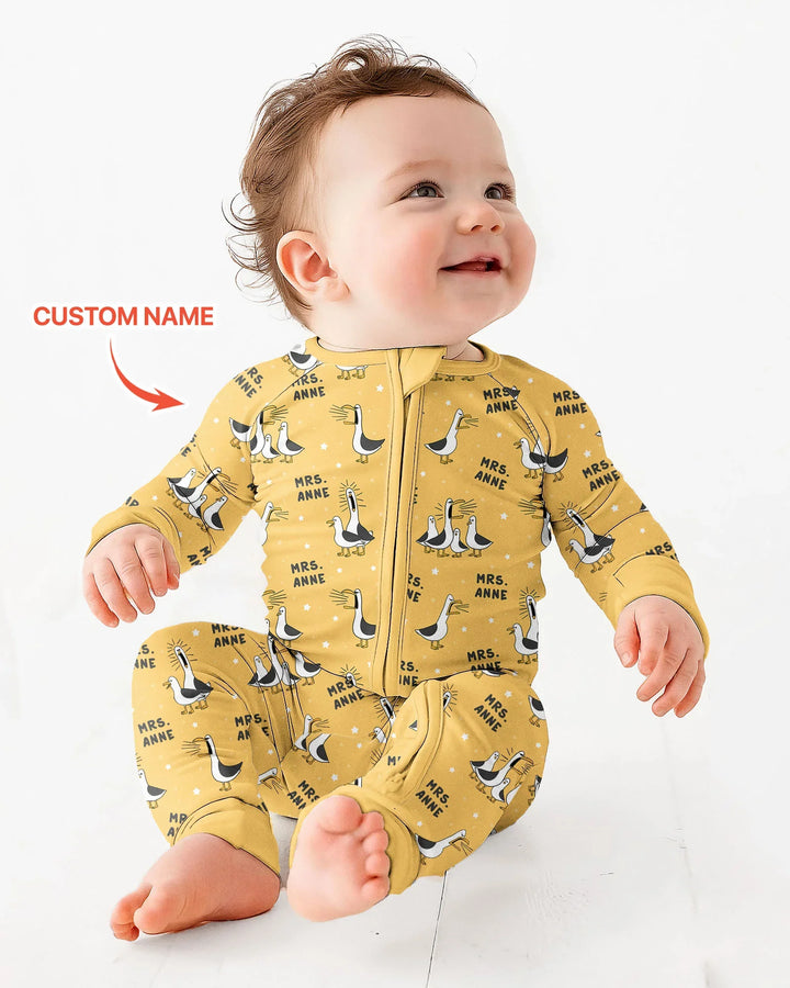 Gerippte Babykleidung mit individuellem Foto - Weich &amp; Skizzenhaft