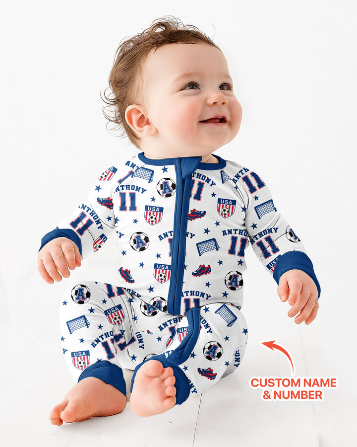 Gerippte Babykleidung mit individuellem Foto - Weich &amp; Skizzenhaft