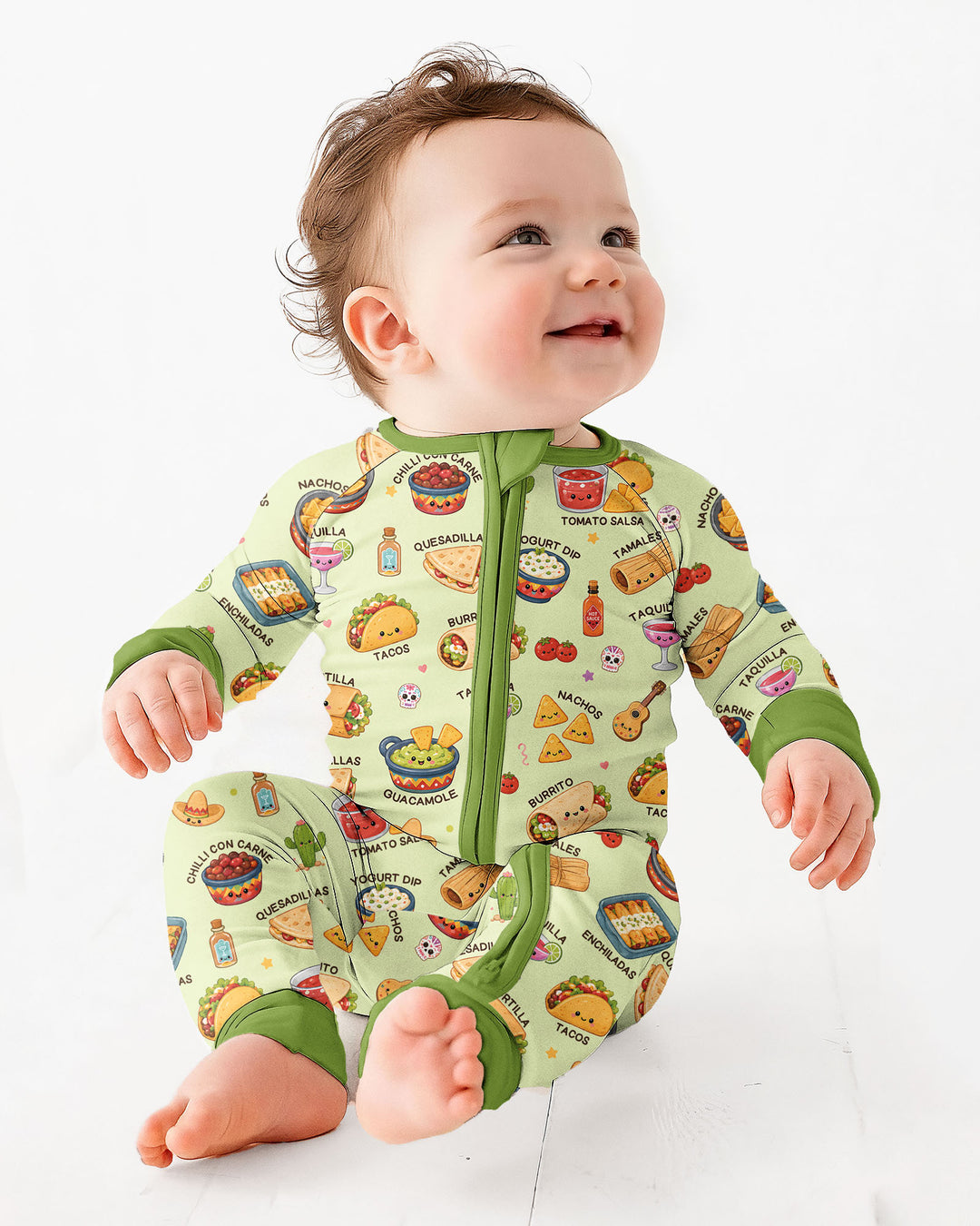 Gerippte Babykleidung mit individuellem Foto - Weich &amp; Skizzenhaft