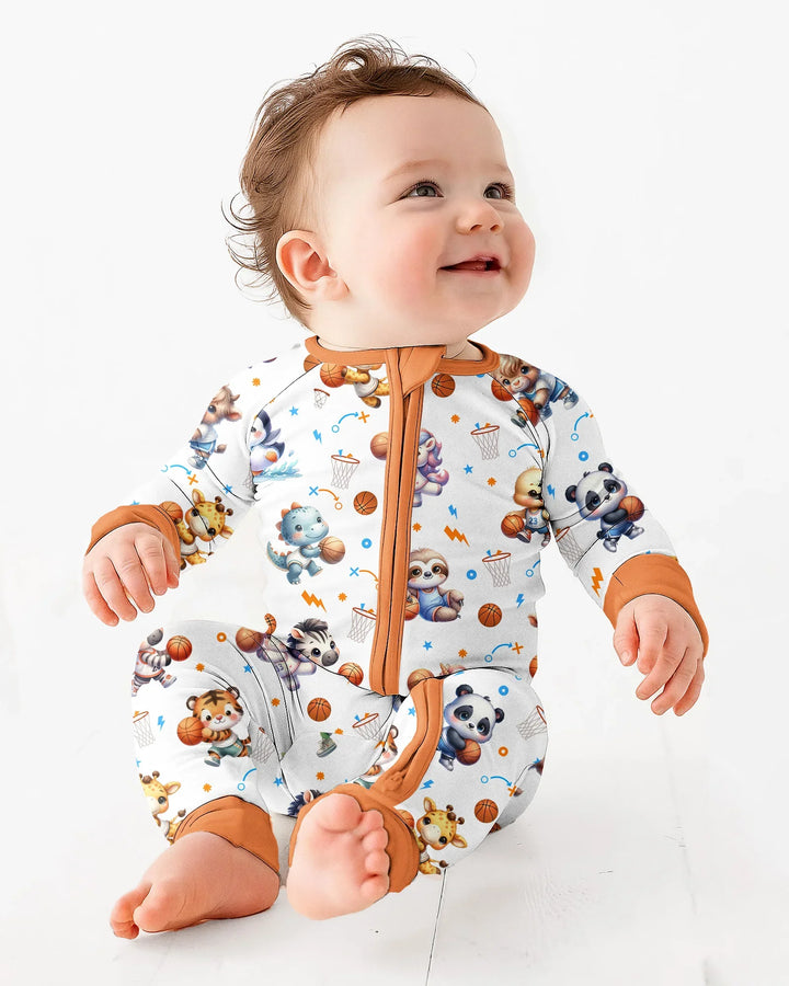 Gerippte Babykleidung mit individuellem Foto - Weich &amp; Skizzenhaft
