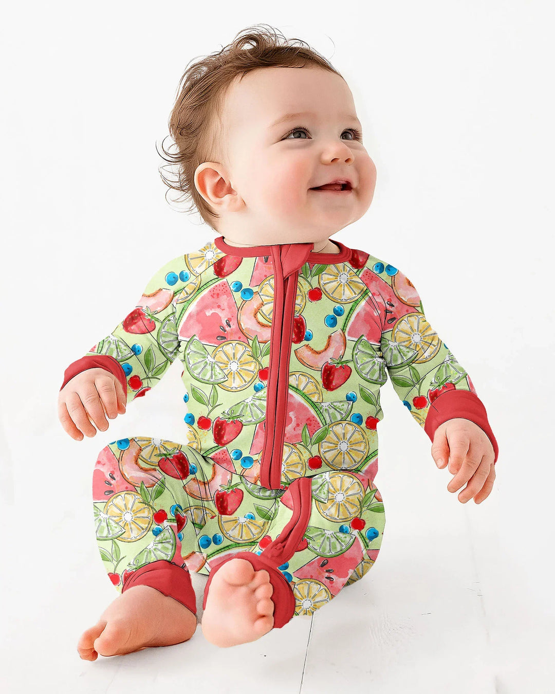 Gerippte Babykleidung mit individuellem Foto - Weich &amp; Skizzenhaft