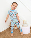 Zweiteiliges, kurzärmliges Pyjama-Set mit Marienkäfern