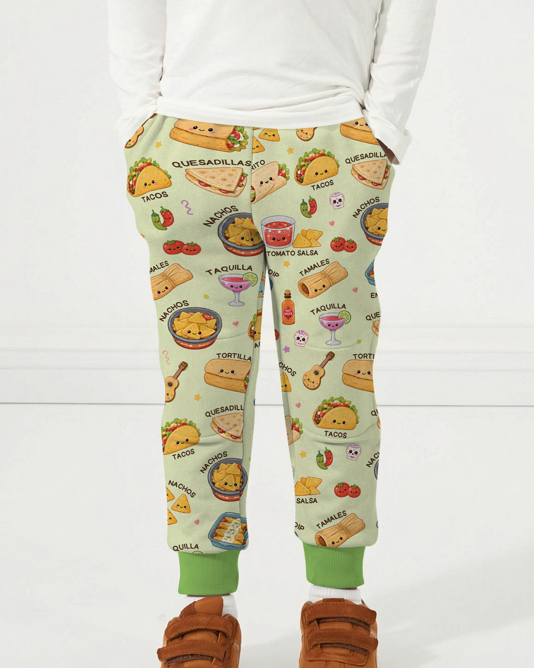Kawaii Mexican Food Bamboo Jogger