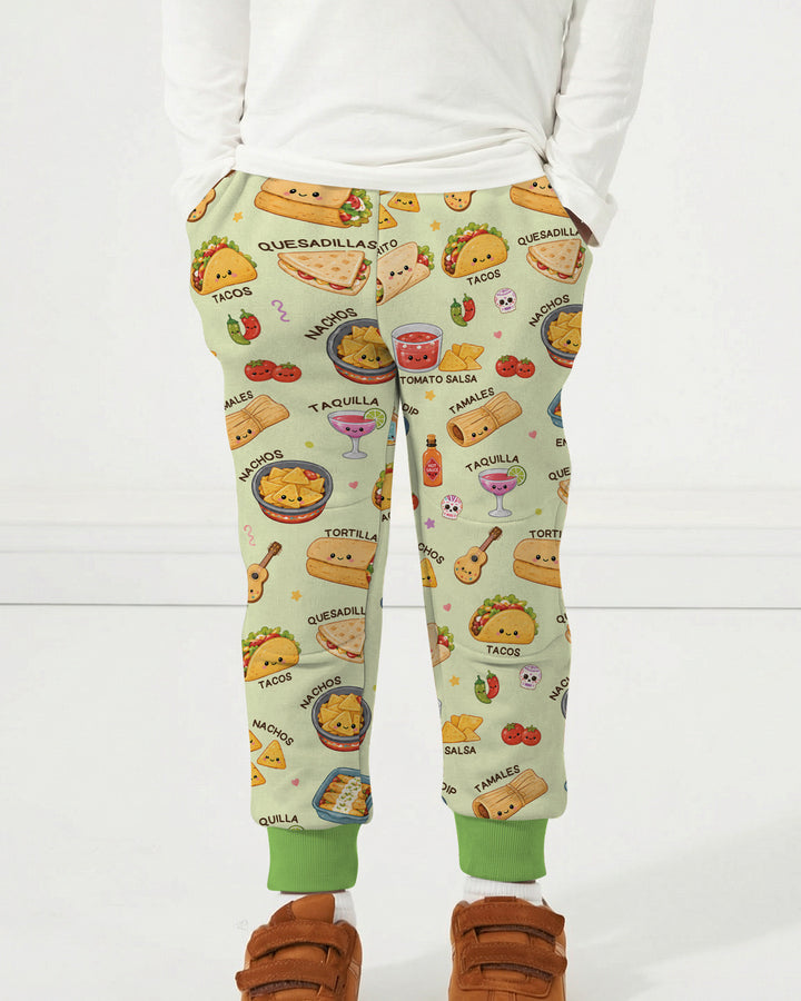 Kawaii Mexican Food Bamboo Jogger