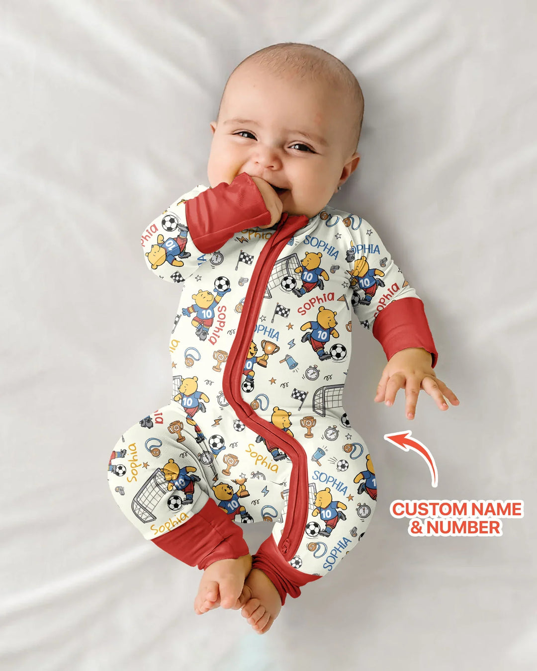 Gerippte Babykleidung mit individuellem Foto - Weich &amp; Skizzenhaft