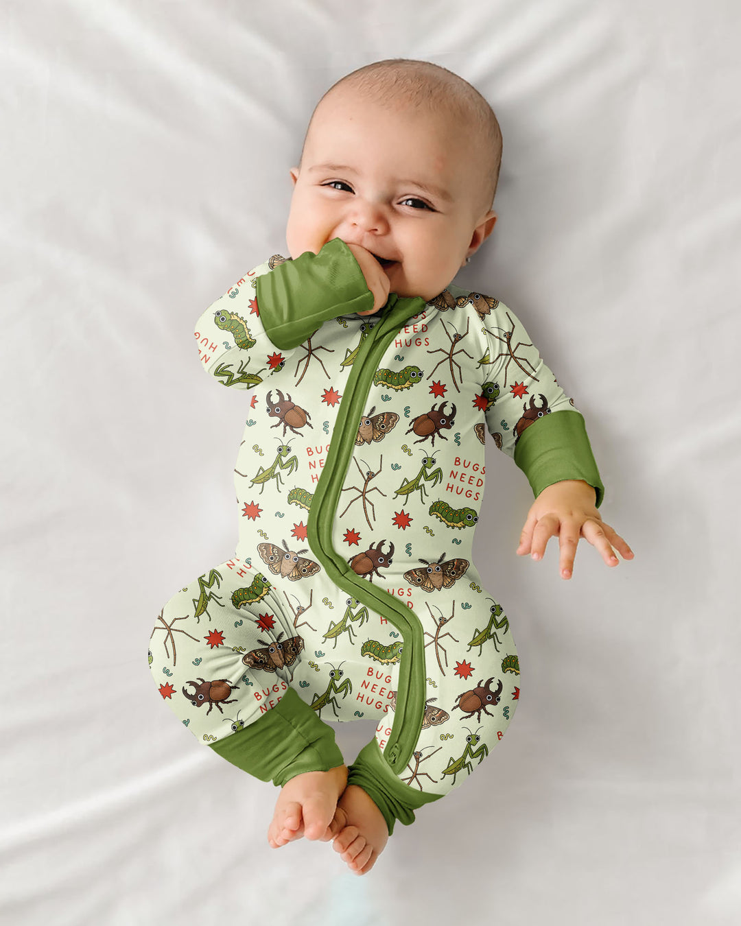 Cute Insect Friends Bamboo Convertible Zippy