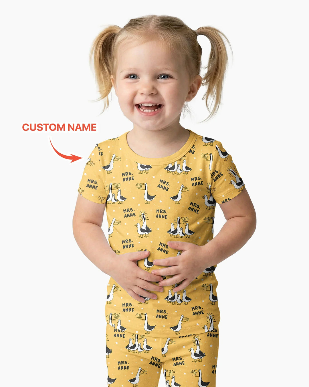 Zweiteiliges, kurzärmliges Pyjama-Set mit Marienkäfern