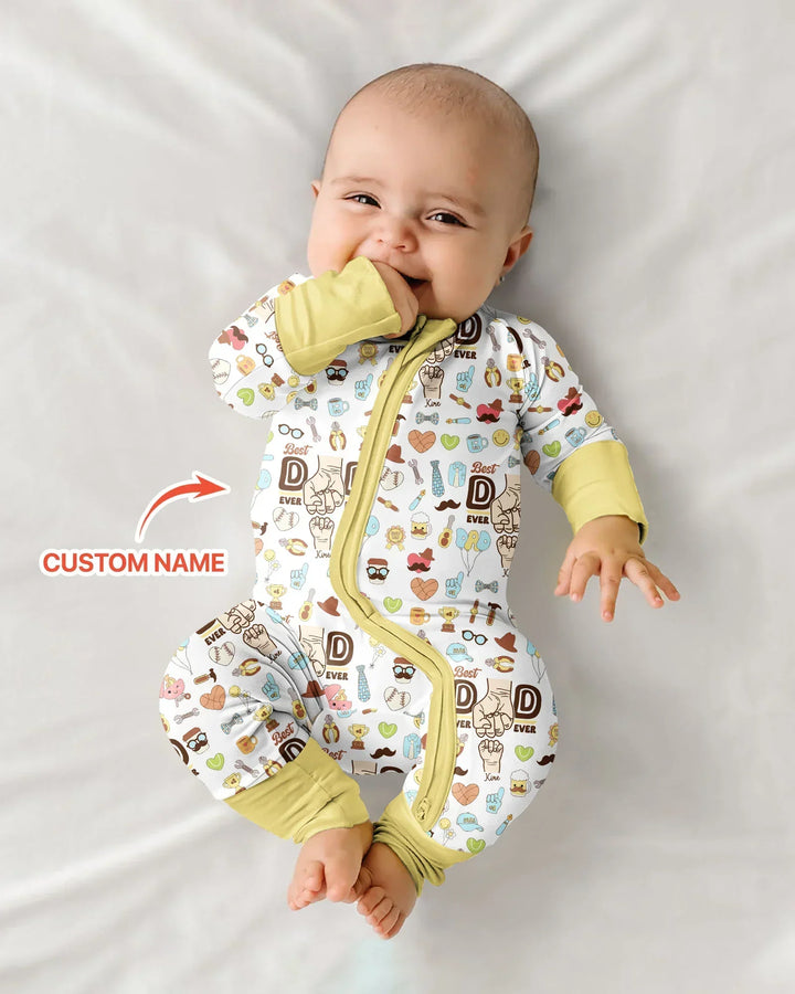 Gerippte Babykleidung mit individuellem Foto - Weich &amp; Skizzenhaft