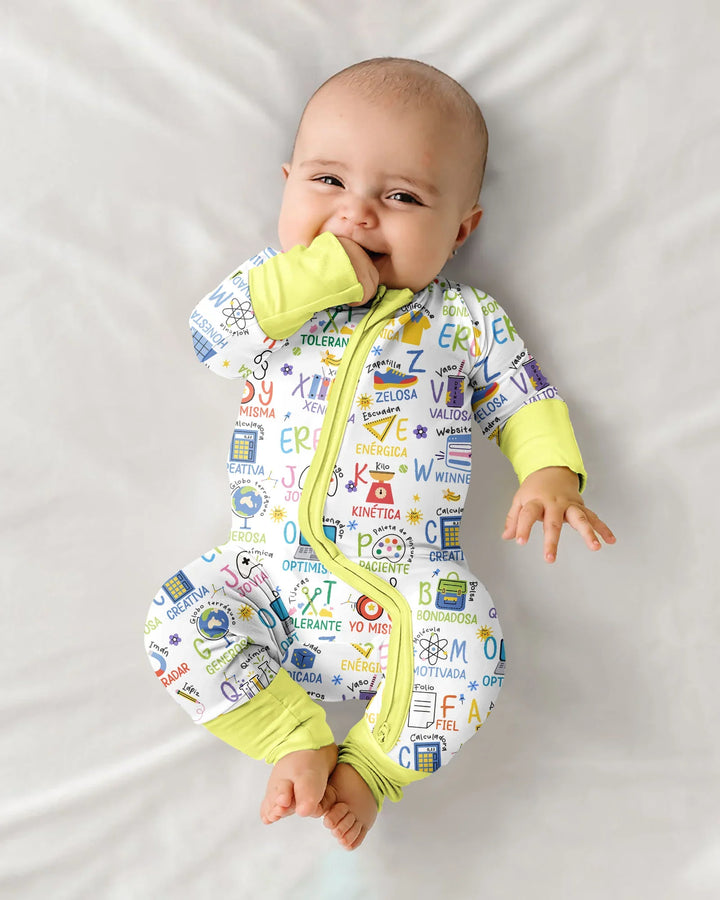 Gerippte Babykleidung mit individuellem Foto - Weich &amp; Skizzenhaft
