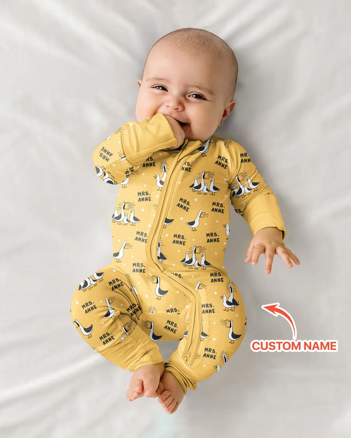Gerippte Babykleidung mit individuellem Foto - Weich &amp; Skizzenhaft
