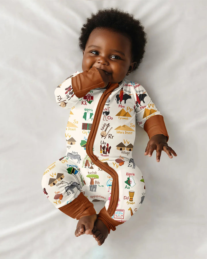 Gerippte Babykleidung mit individuellem Foto - Weich &amp; Skizzenhaft