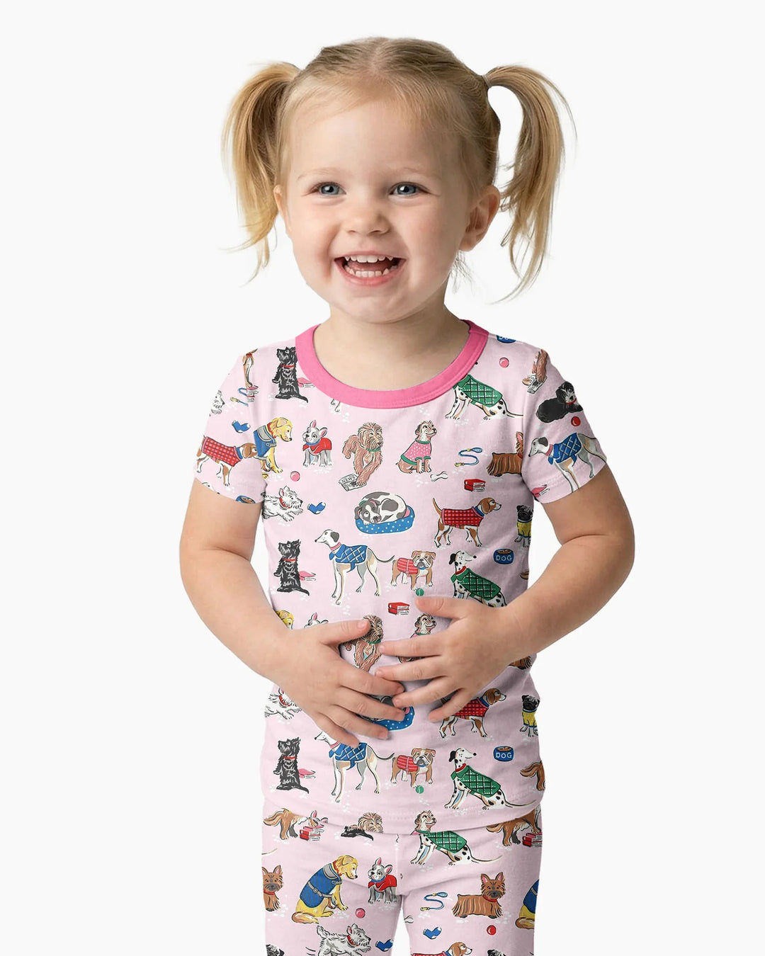 Zweiteiliges, kurzärmliges Pyjama-Set mit Marienkäfern
