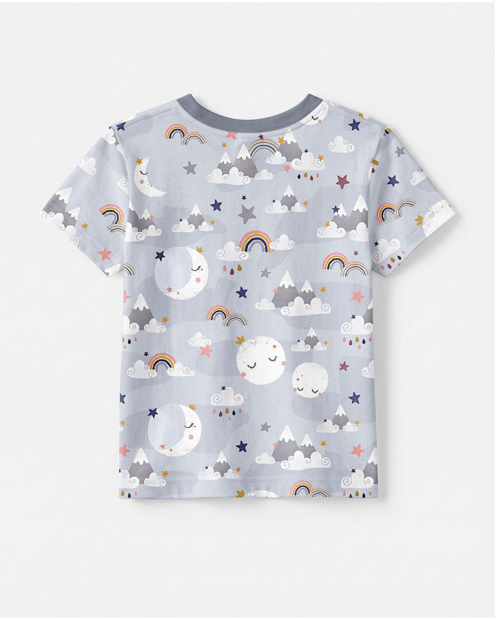 My Grandma Loves Me To The Moon And Back Bamboo Crewneck T-Shirt
