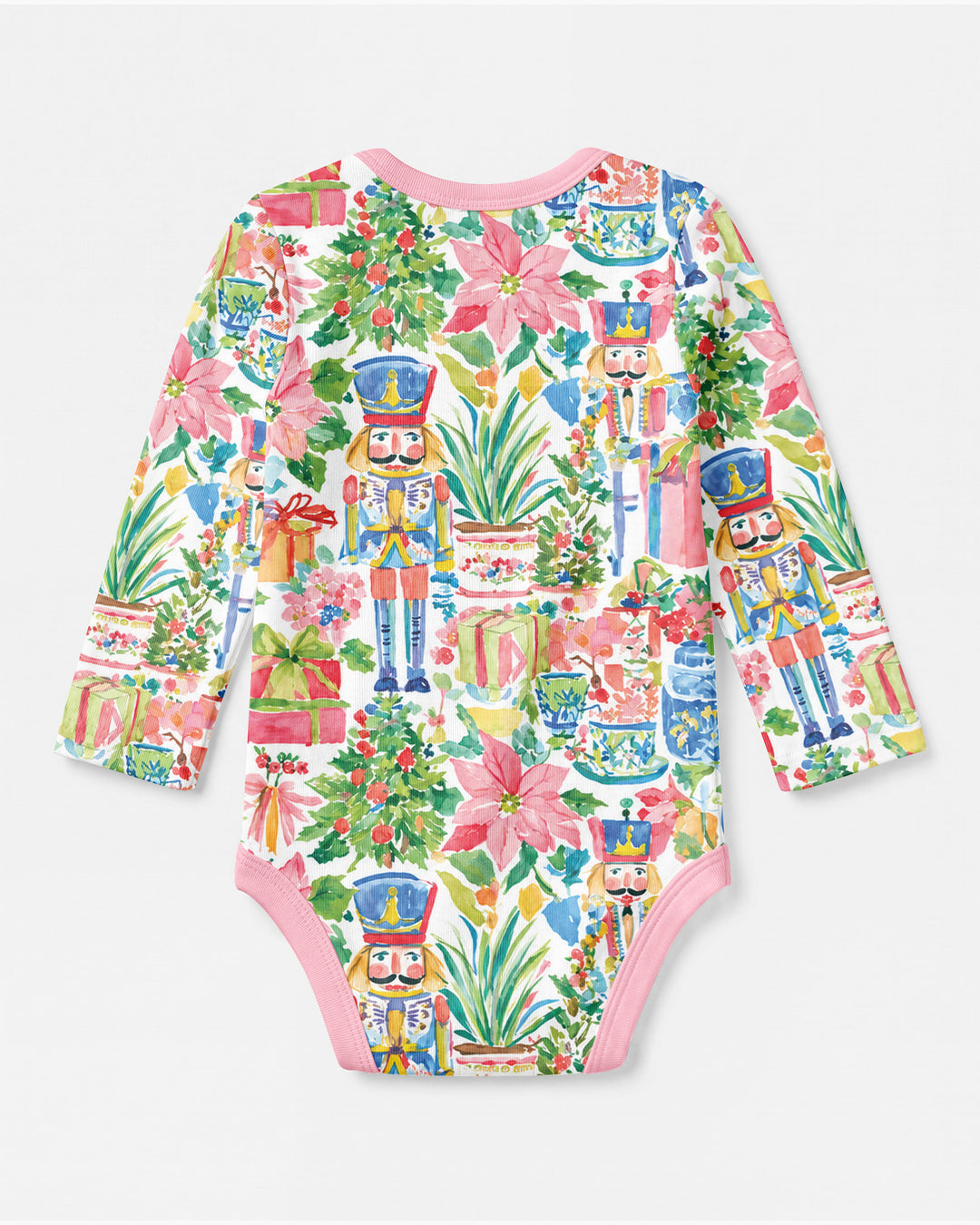 Watercolor Nutcracker Holiday Bamboo Bodysuit