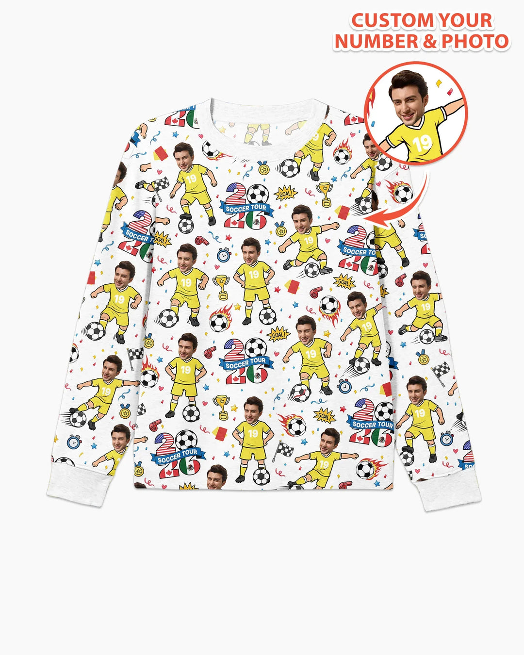 Soccer Tour 2026 Best Player Bamboo Men's Pajama Set