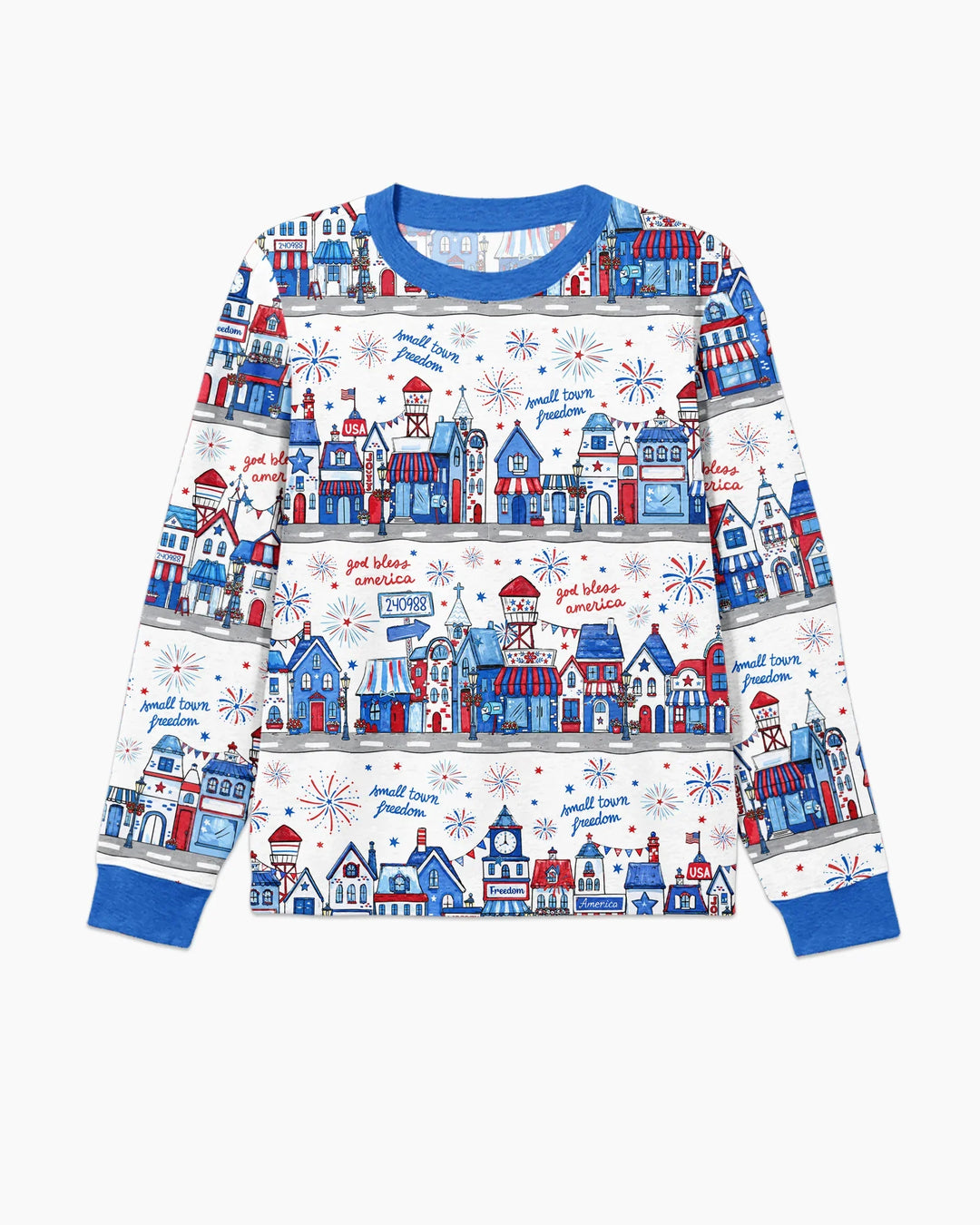 Small Town Freedom USA Bamboo Men's Pajama Set