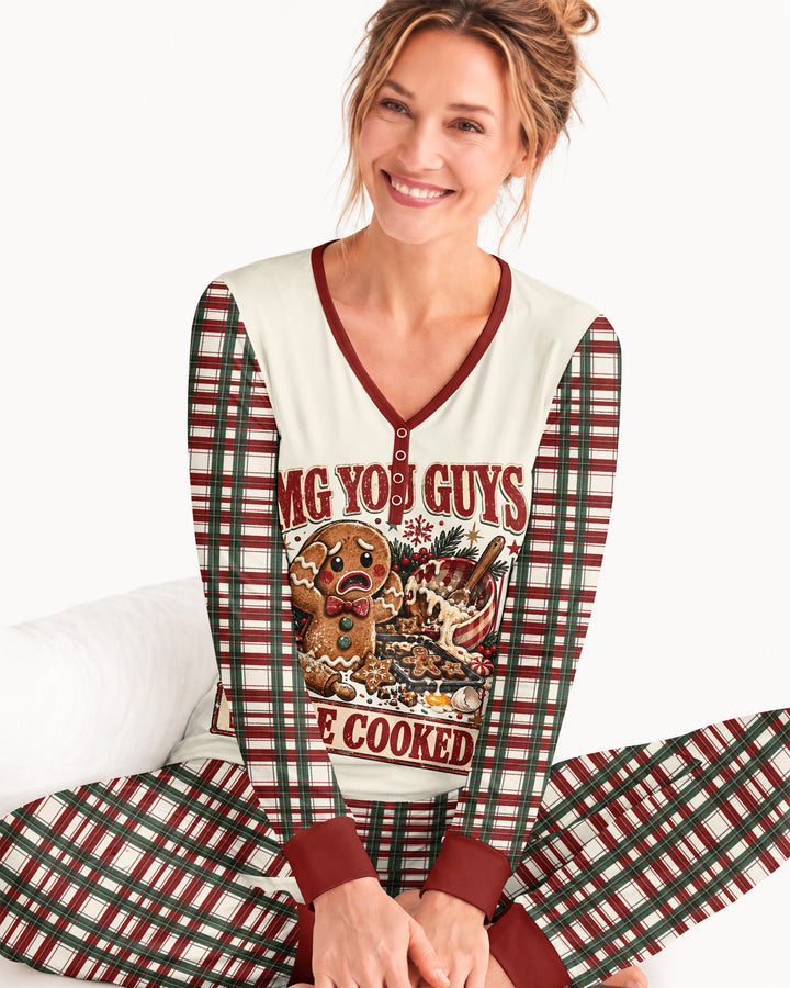 You Guys We're Cooked Bamboo Women Pajama Set