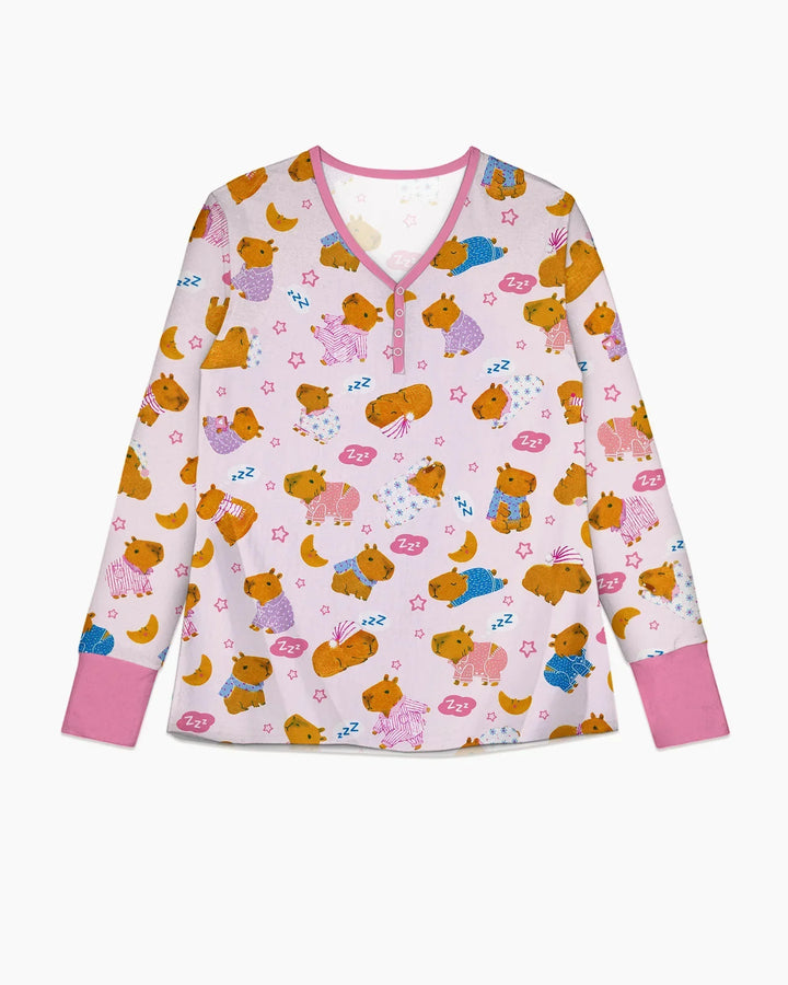 Vorlage Bambus Damen Pyjama Set