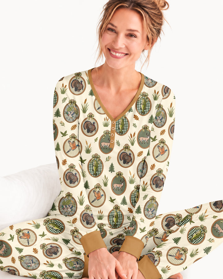 Hunting Season Bamboo Women Pajama Set