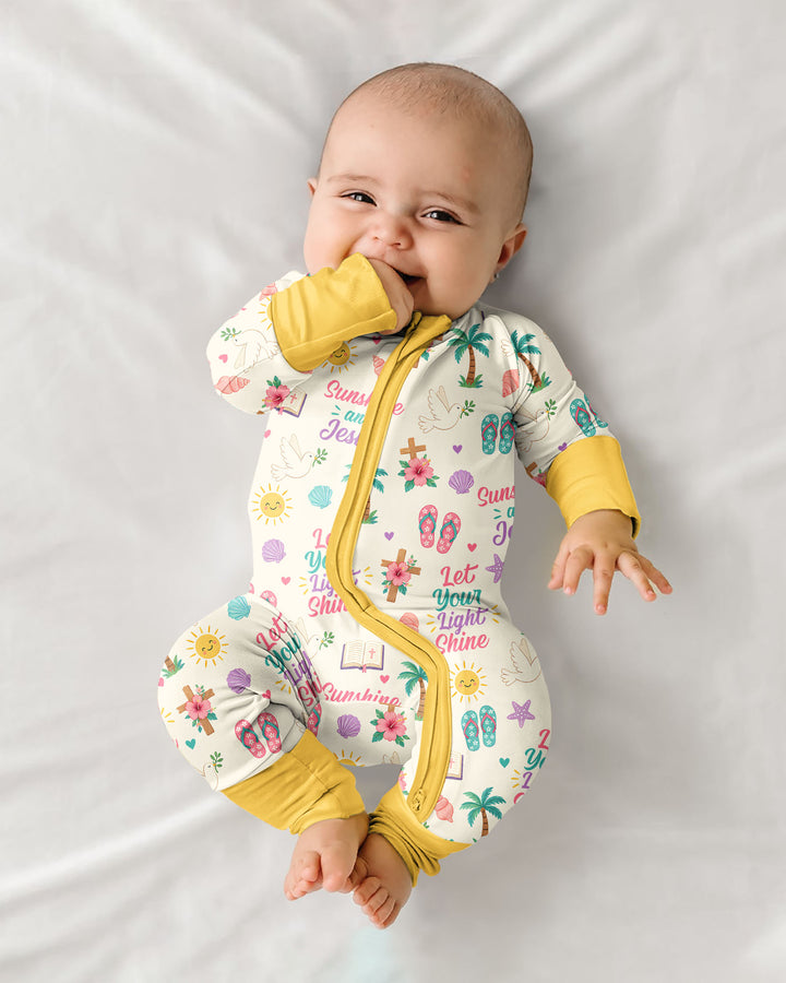 Gerippte Babykleidung mit individuellem Foto - Weich &amp; Skizzenhaft