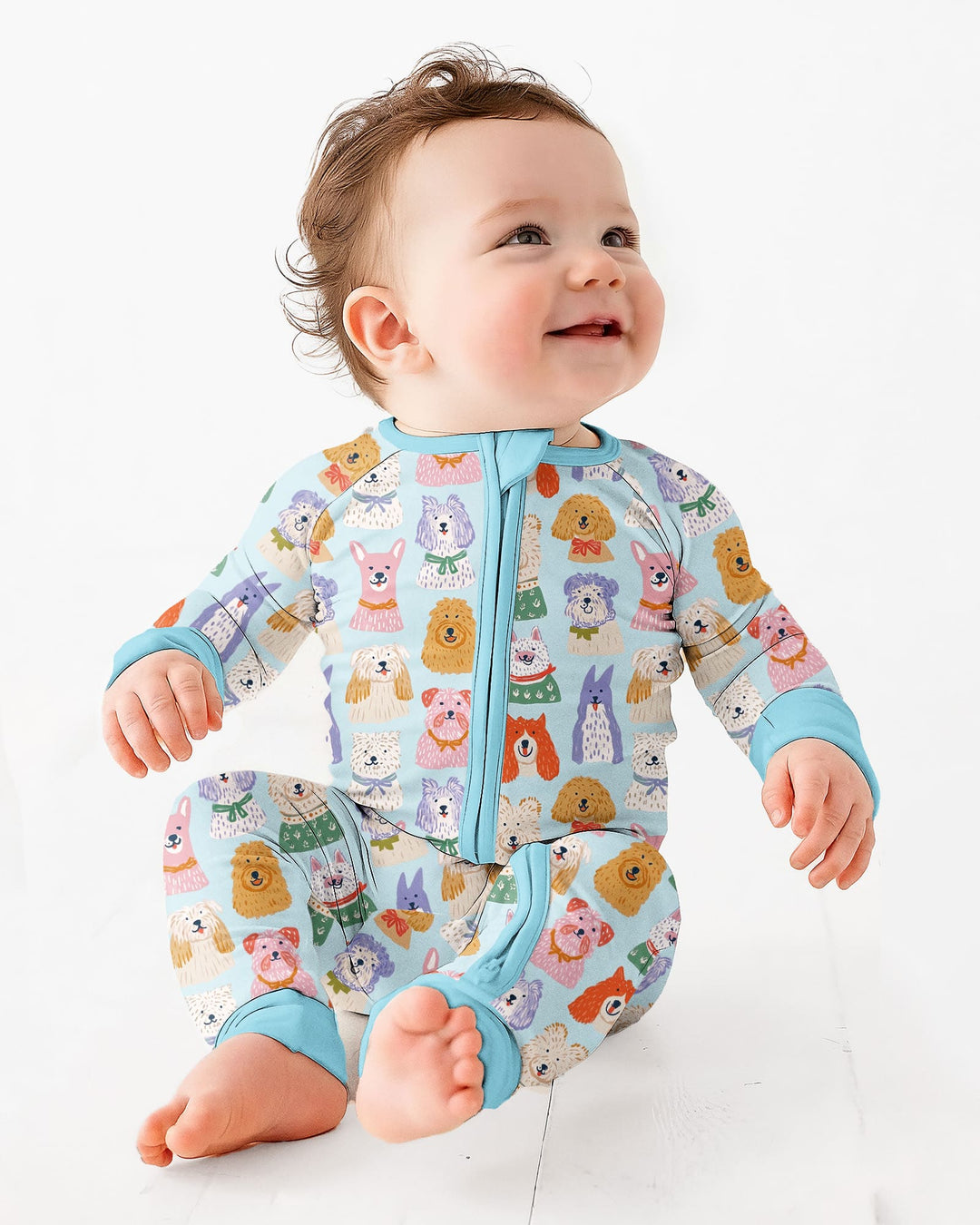 Gerippte Babykleidung mit individuellem Foto - Weich &amp; Skizzenhaft