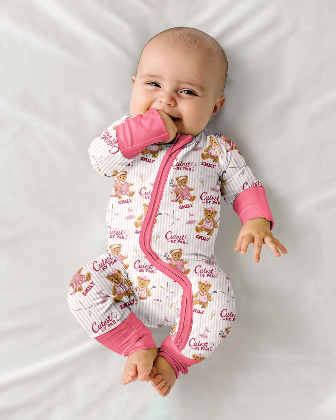 Cutest By Par Custom Name Bamboo Convertible Zippy
