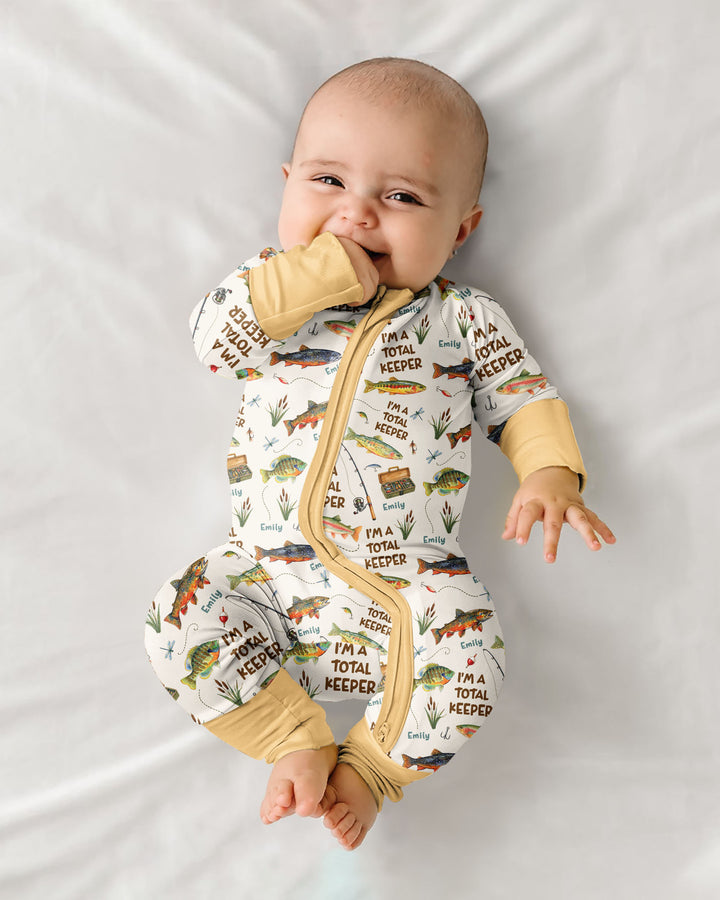 I Am A Total Keeper Custom Name Bamboo Convertible Zippy