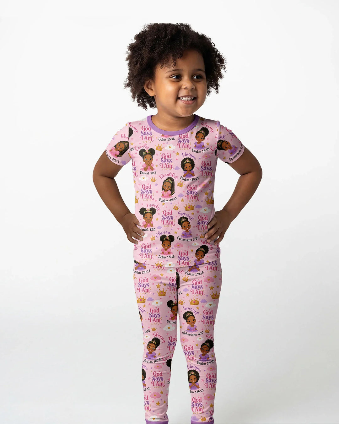 Zweiteiliges, kurzärmliges Pyjama-Set mit Marienkäfern