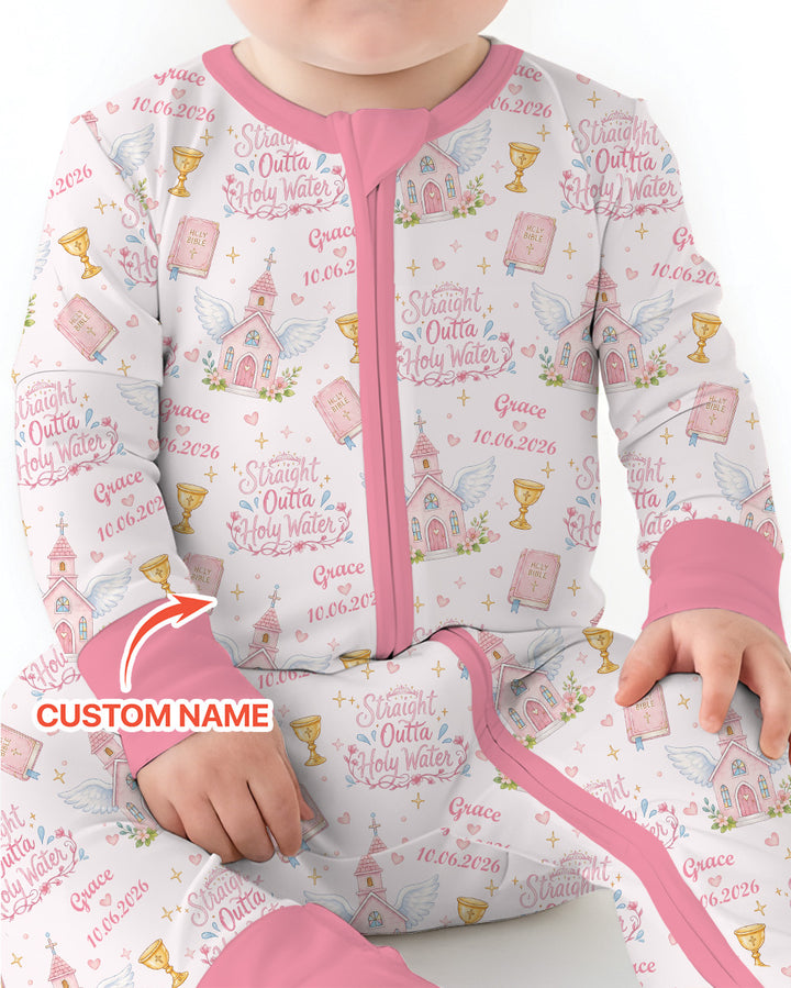 Gerippte Babykleidung mit individuellem Foto - Weich &amp; Skizzenhaft
