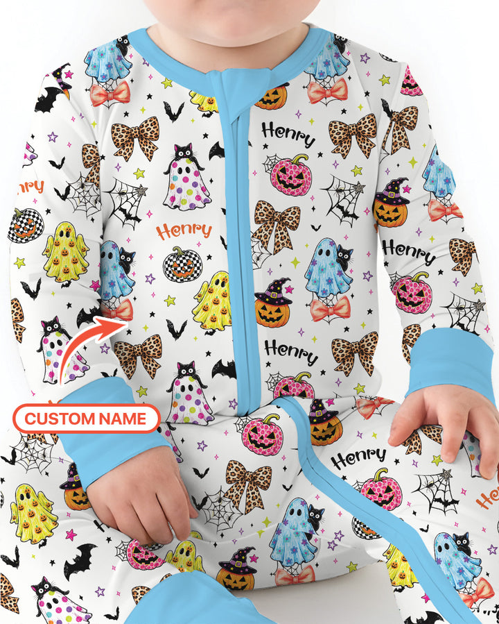 Custom Name Coquette Summerween Bamboo Convertible Zippy