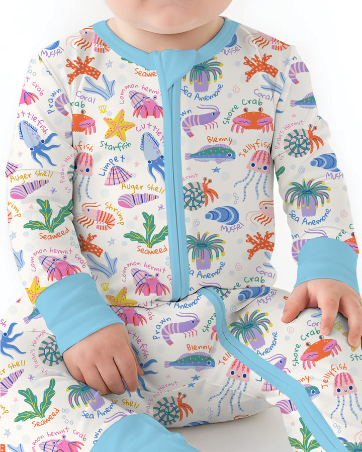Tide Pool Pals Bamboo Convertible Zippy