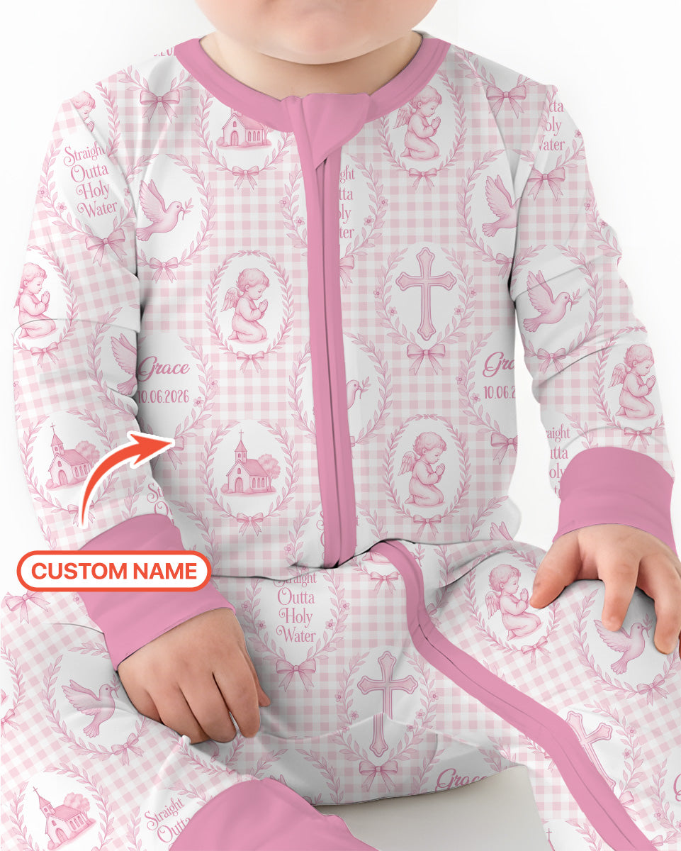 Gerippte Babykleidung mit individuellem Foto - Weich &amp; Skizzenhaft