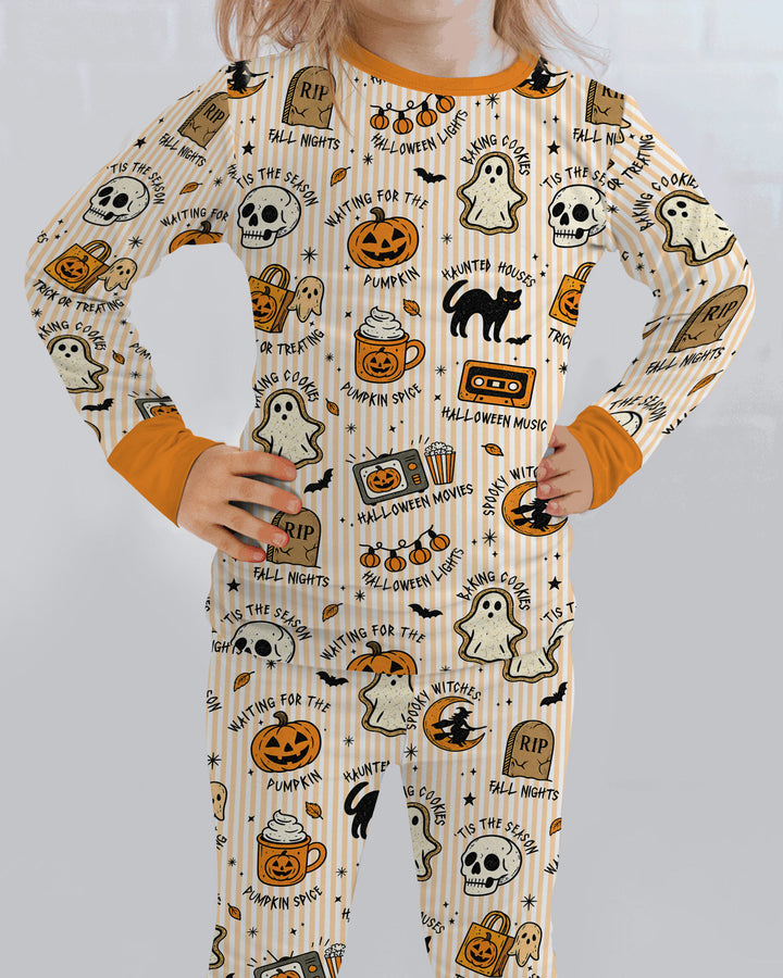 Tis' The Season Bamboo Two Piece Long Sleeve Pajama Set