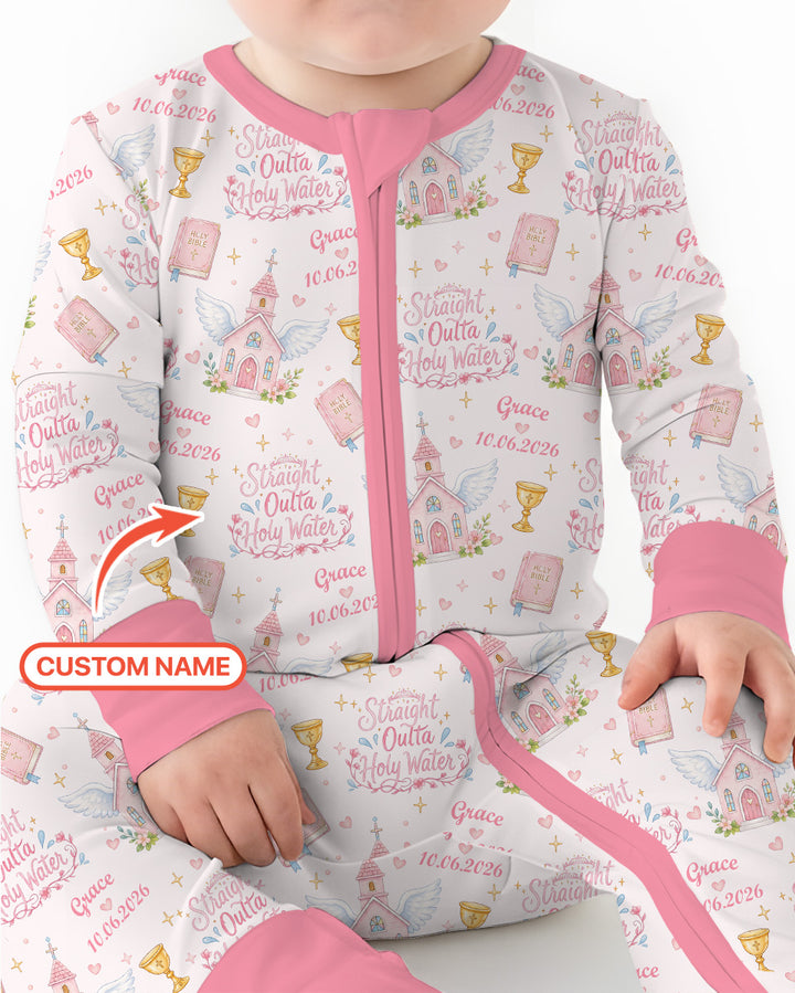 Gerippte Babykleidung mit individuellem Foto - Weich &amp; Skizzenhaft