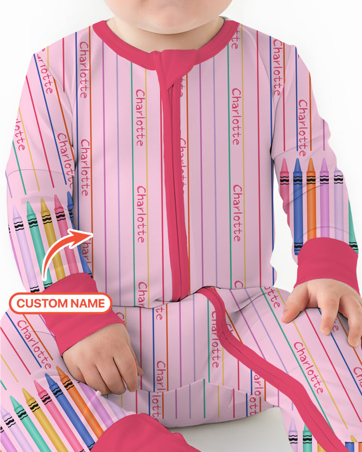 Gerippte Babykleidung mit individuellem Foto - Weich &amp; Skizzenhaft