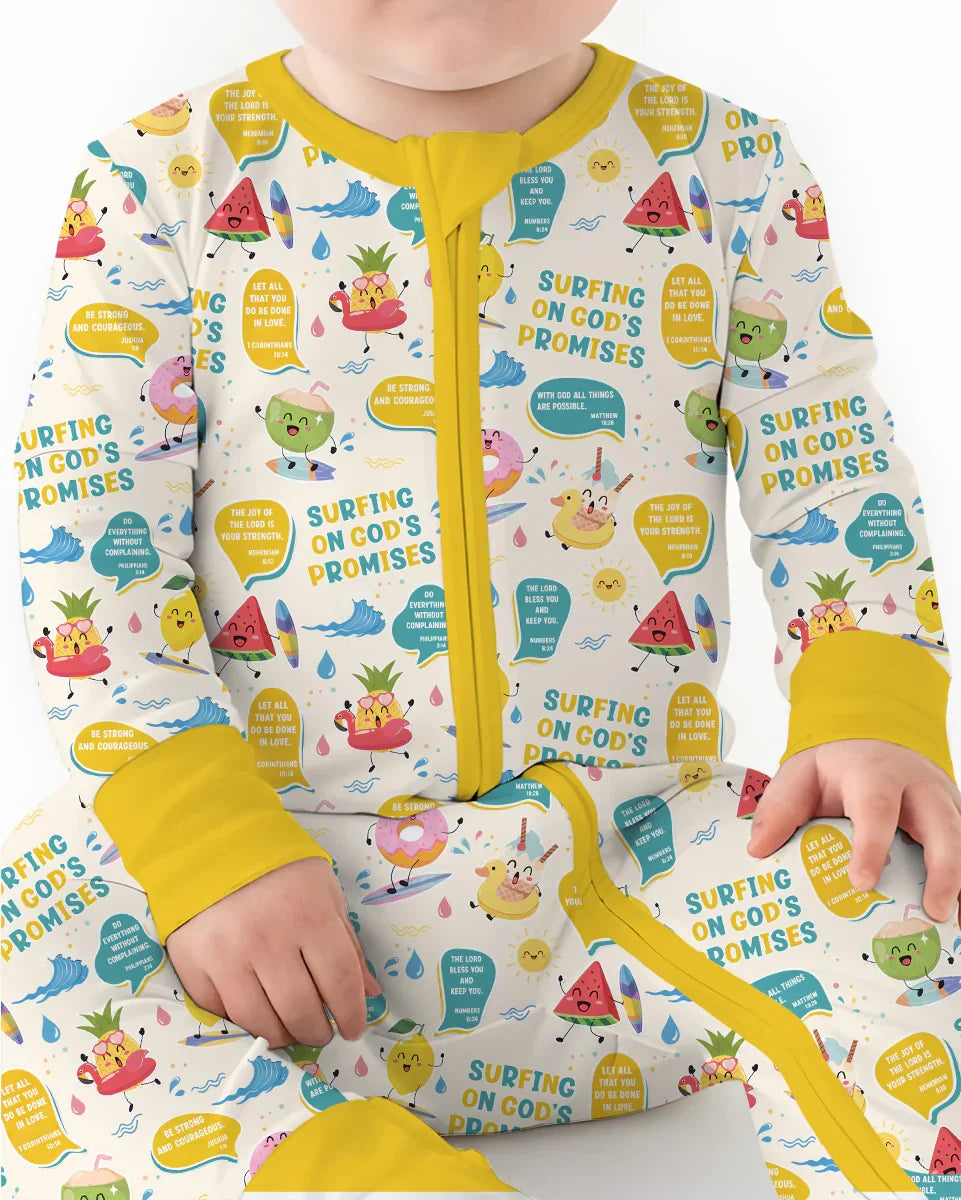 Gerippte Babykleidung mit individuellem Foto - Weich &amp; Skizzenhaft