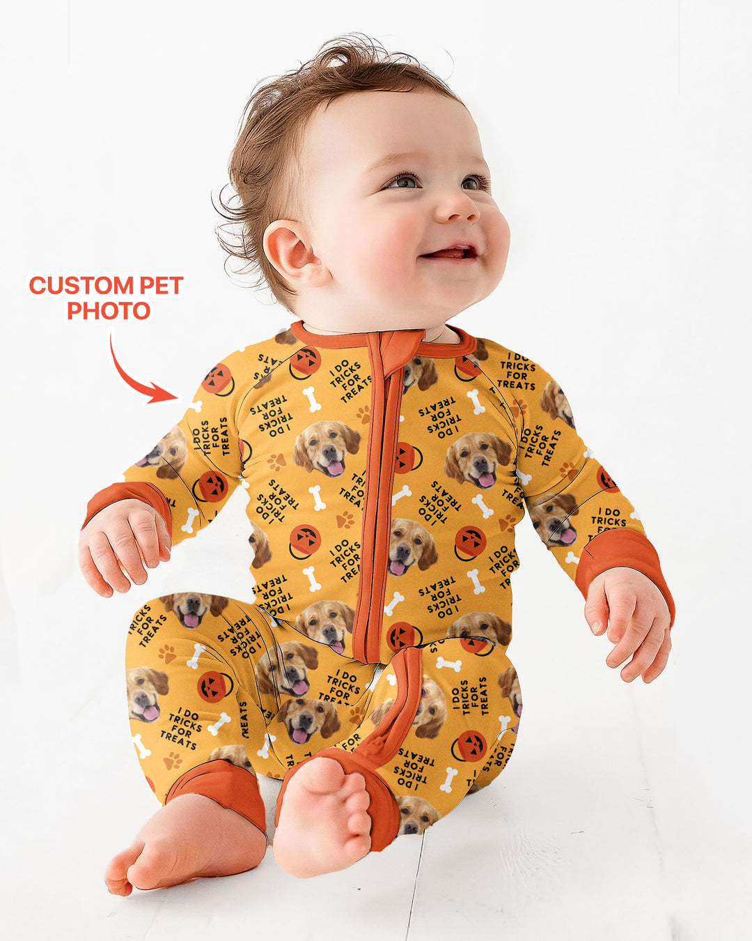 Custom Pet Photo Tricks for Treats  Bamboo Convertible Zippy