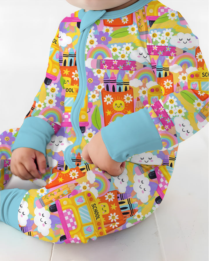 Retro Happy Classroom Bamboo Convertible Zippy