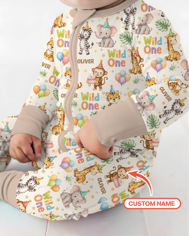 Gerippte Babykleidung mit individuellem Foto - Weich &amp; Skizzenhaft