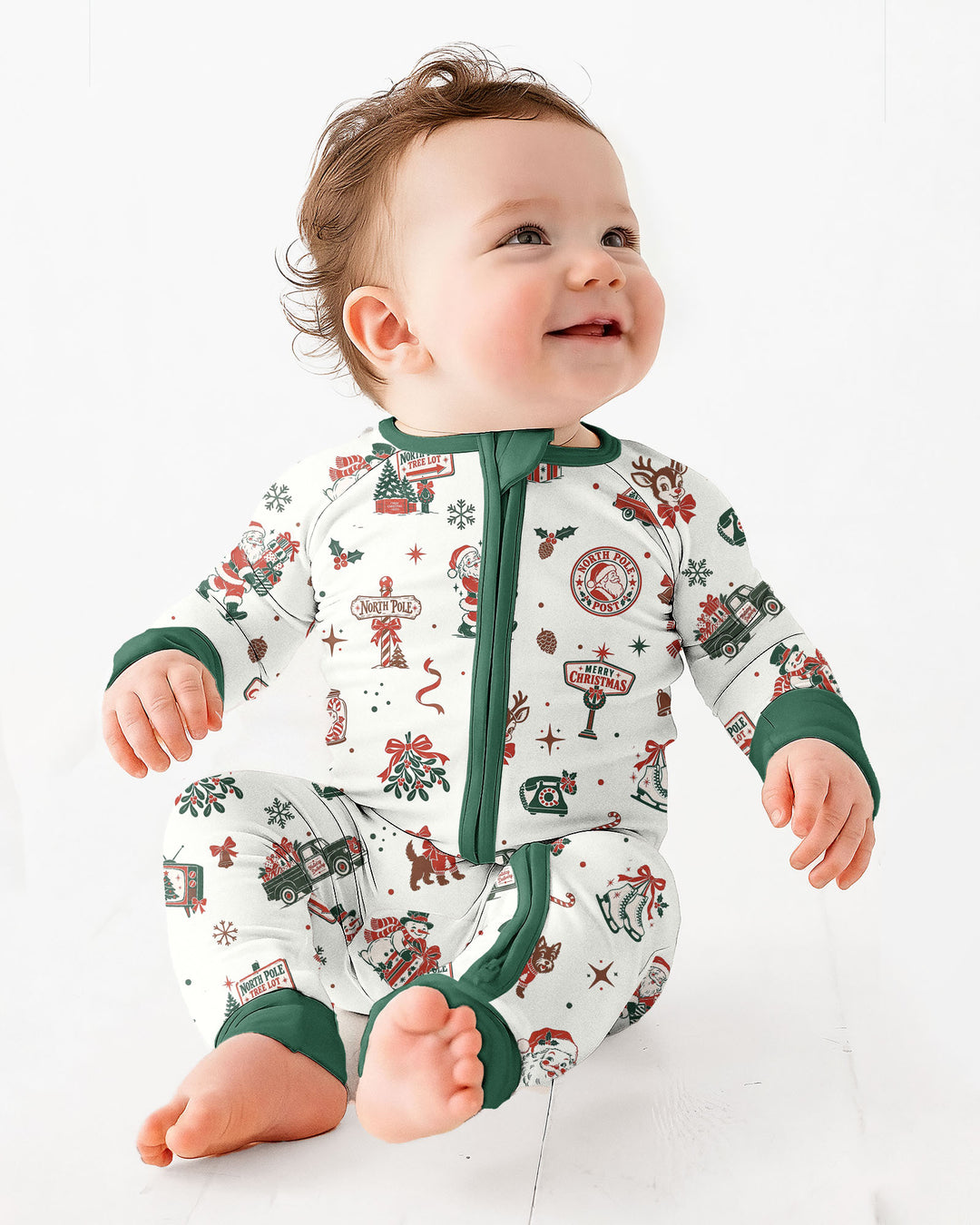 North Pole Retro Bamboo Convertible Zippy