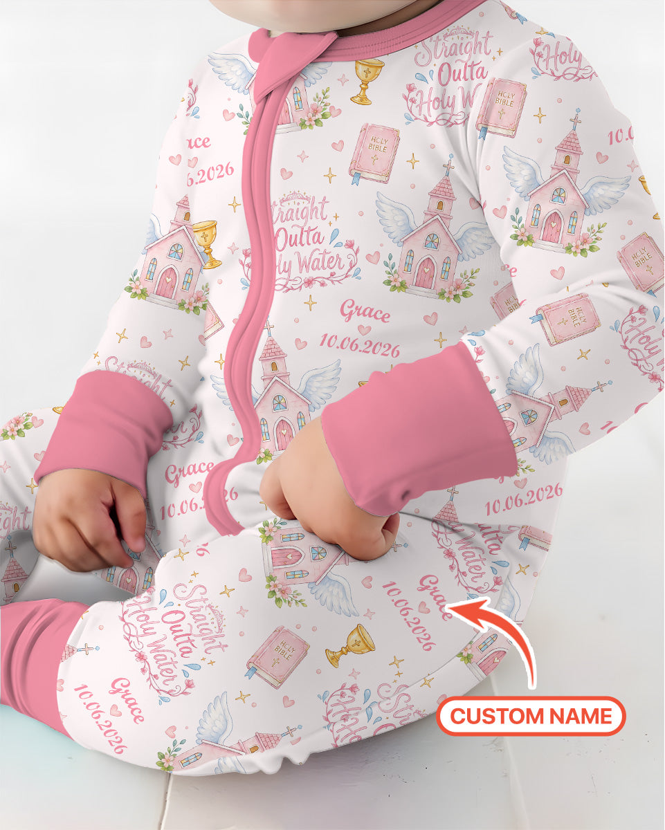 Gerippte Babykleidung mit individuellem Foto - Weich &amp; Skizzenhaft